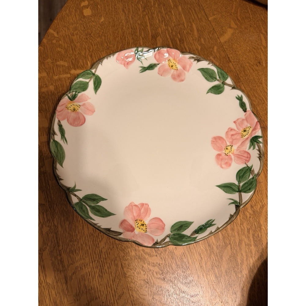 Vtg Franciscan Desert Rose Round 11.5" Platter Cake Plate Serving Platter
